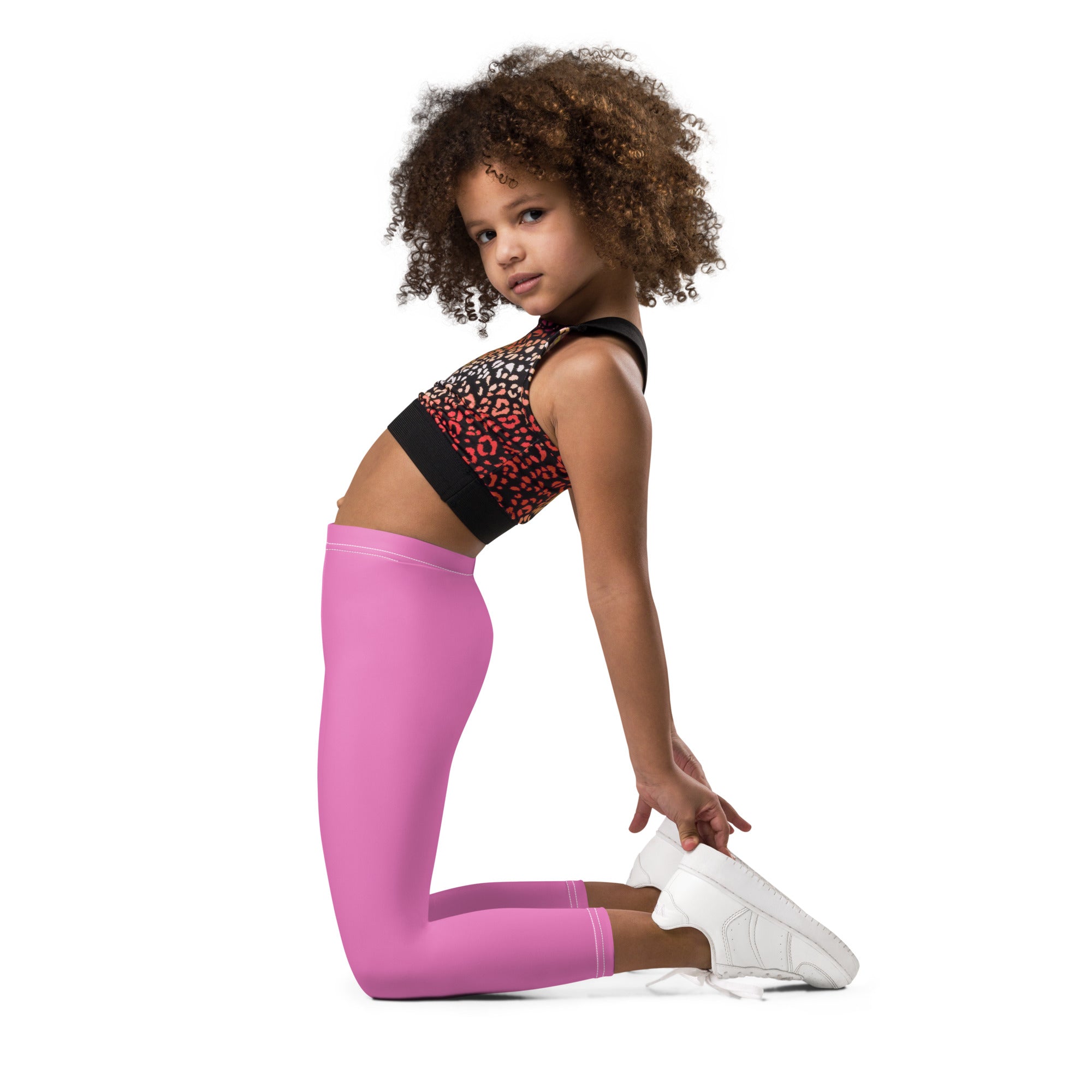 SHE REBEL - Pretty in Pink Kid's Leggings (Ages 2 - 7)